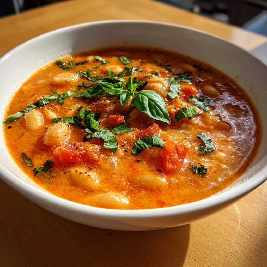 Healthy Marry Me White Bean Tomato Soup - detail 1