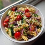 Healthy Mediterranean Pasta Salad (Make-Ahead)