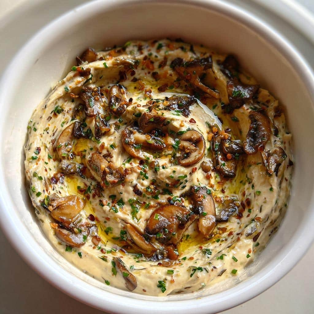 Healthy Mushroom & Thyme Dip
