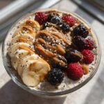 Healthy Overnight Oats Protein Bowl