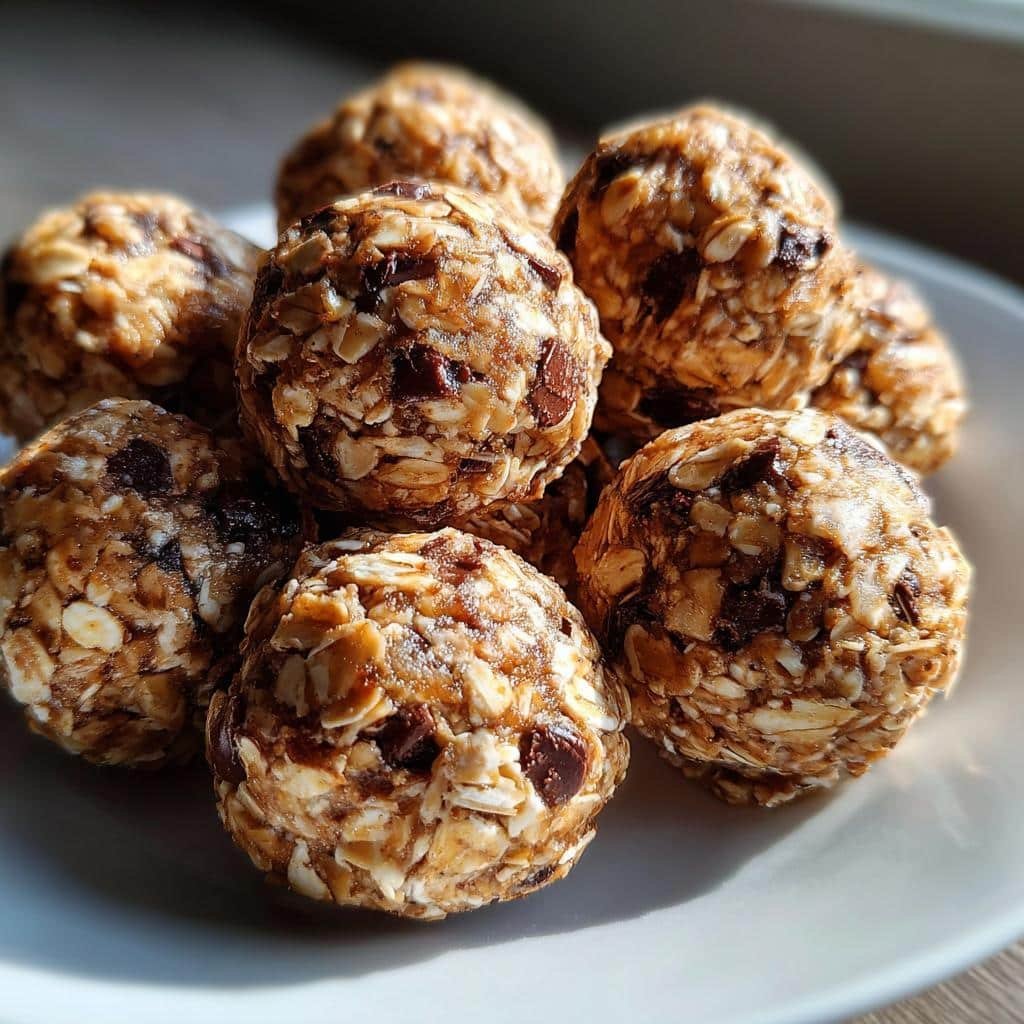 Irresistible Healthy Peanut Butter Chocolate Oat Balls Recipe 4 Healthy Peanut Butter Chocolate Oat Balls - detail 1