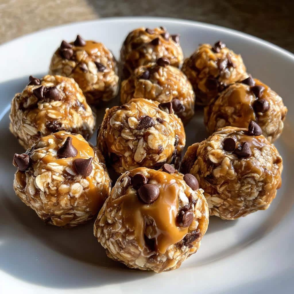 Healthy Peanut Butter Pretzel Energy Balls - detail 1
