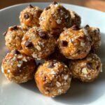 Healthy Peanut Butter Pretzel Energy Balls