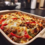 Healthy Philly Cheesesteak Casserole