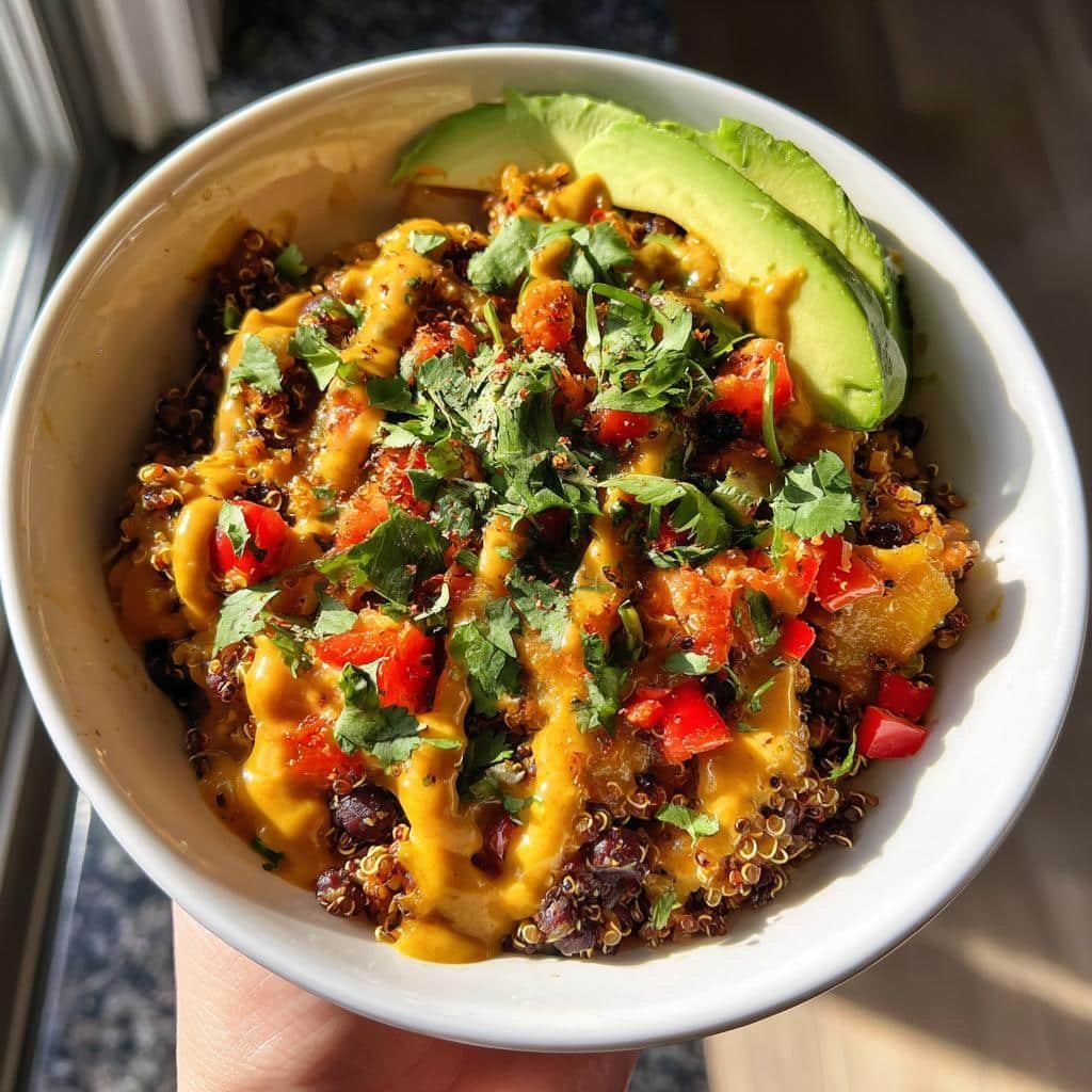 Easy Healthy Pumpkin Black Bean Enchilada Bowl in 25 Minutes 4 Healthy Pumpkin Black Bean Enchilada Bowl - detail 1