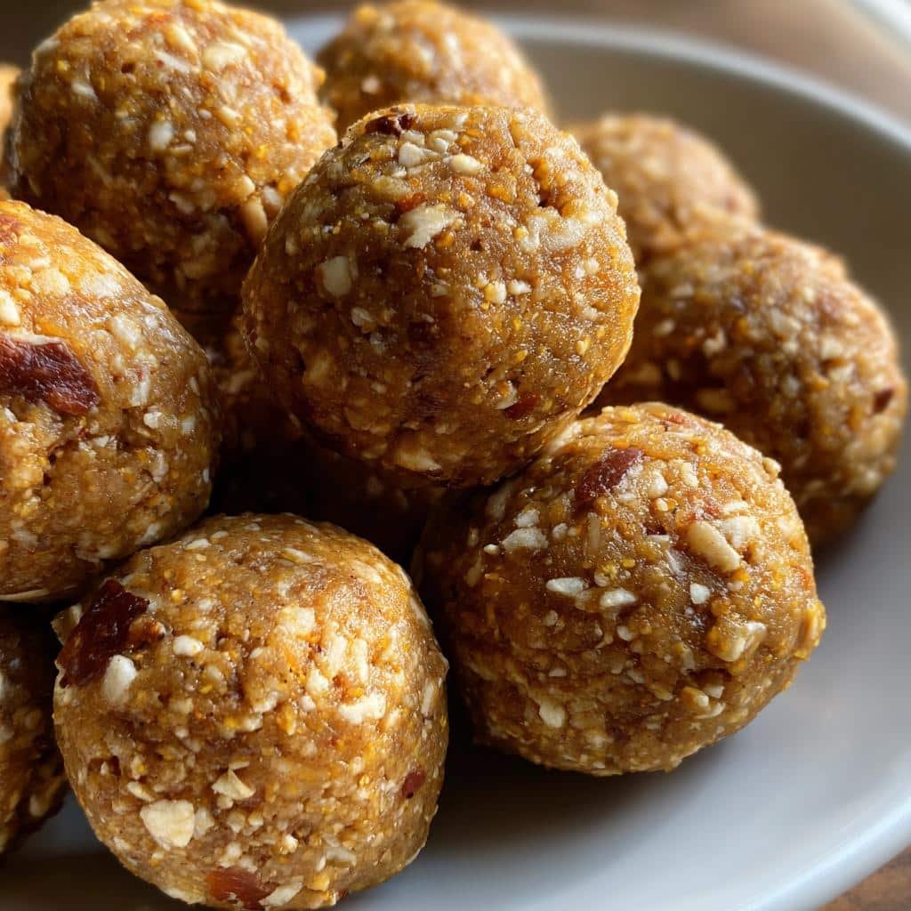 Healthy Pumpkin Pecan Protein Balls - detail 1