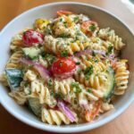 Healthy Ranch Pasta Salad