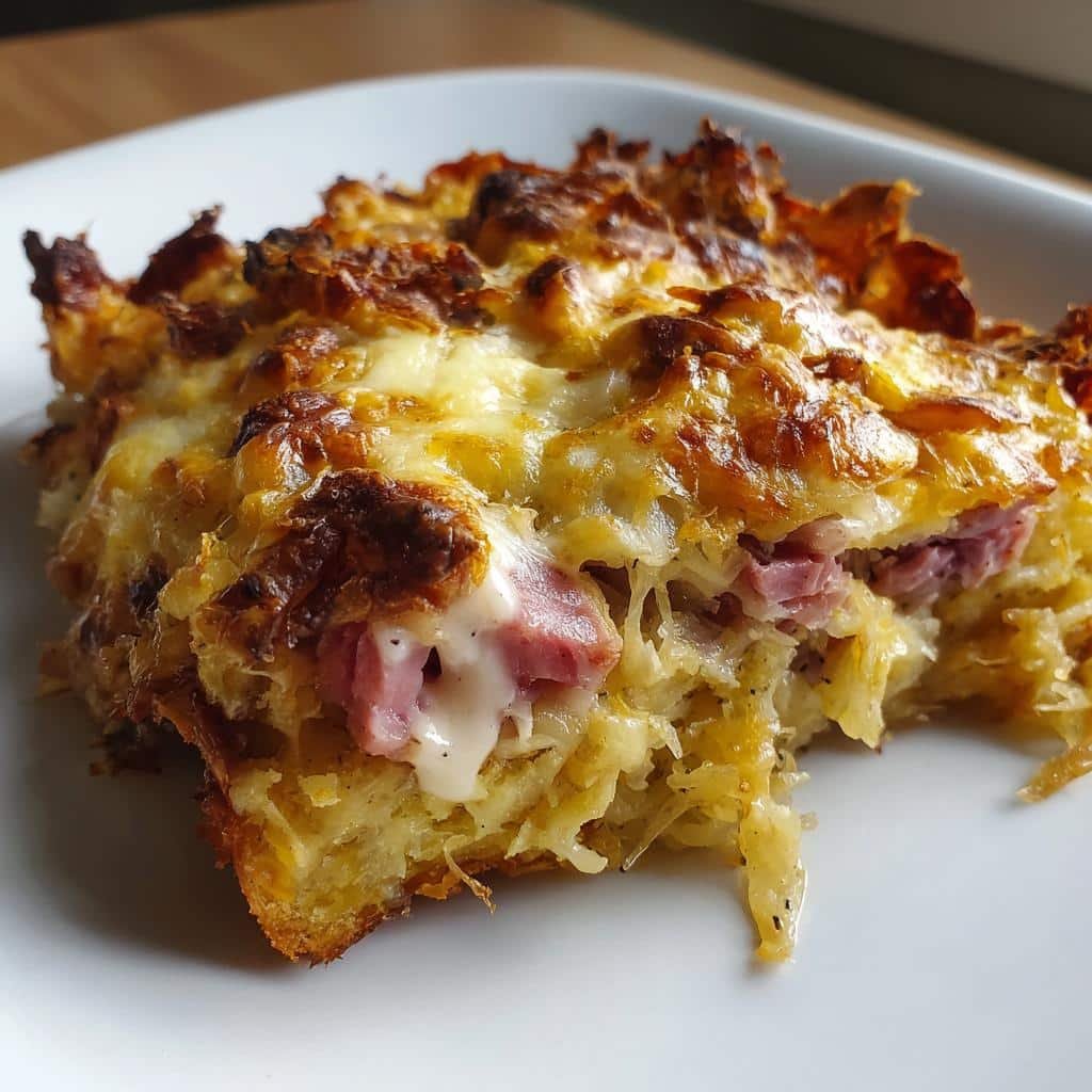 Healthy Reuben Crescent Bake