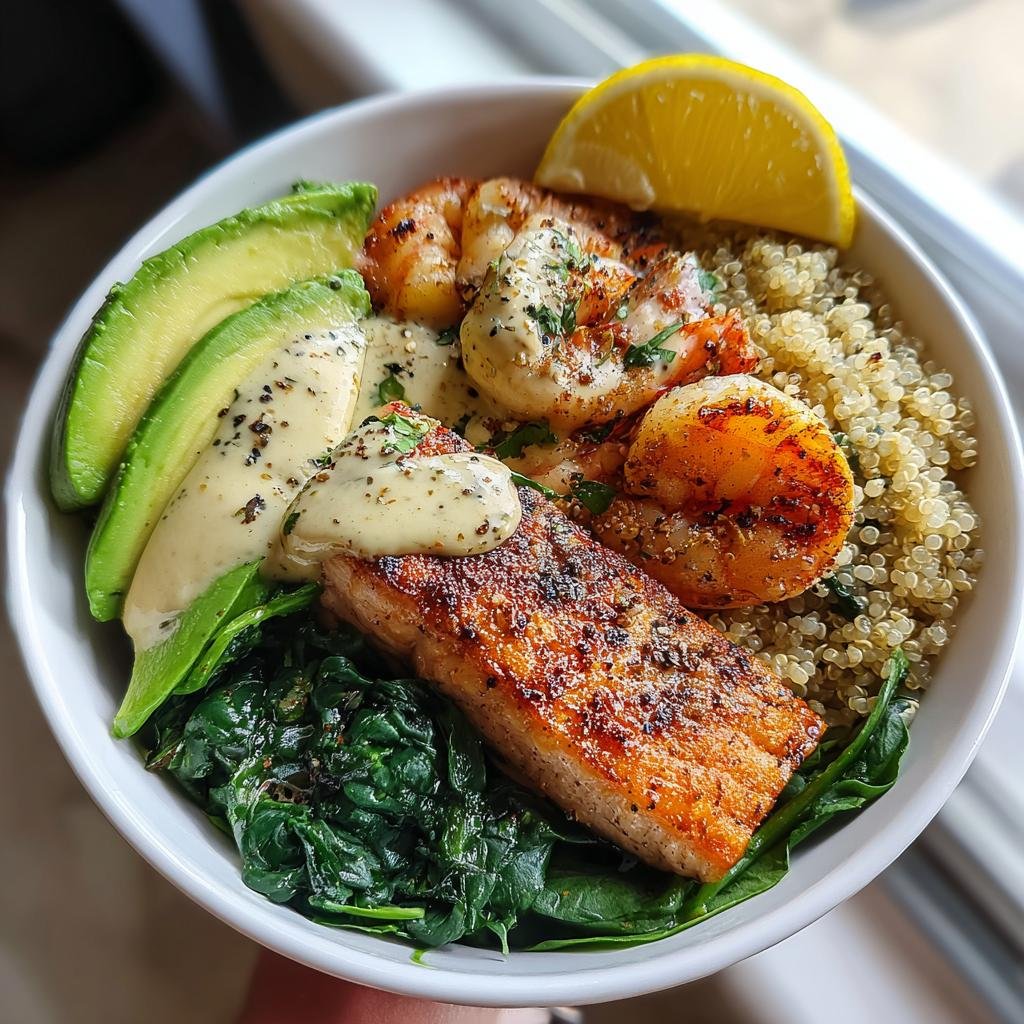 25-Minute Healthy Seafood Protein Omega-3 Bowl That Delights 4 Healthy Seafood Protein Omega-3 Bowl - detail 1