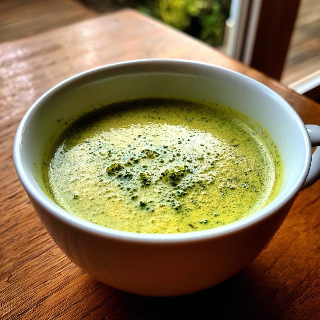 Healthy Seasonal Broccoli Comfort Soup - detail 1