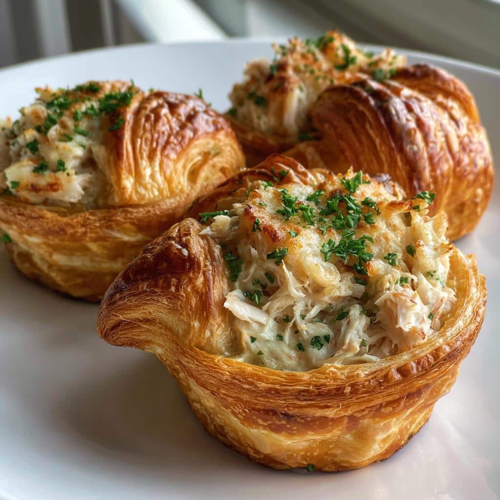 Healthy Shrimp & Crab Croissant Bomb Cups in 30 Minutes 4 Healthy Shrimp & Crab Croissant Bomb Cups - detail 1