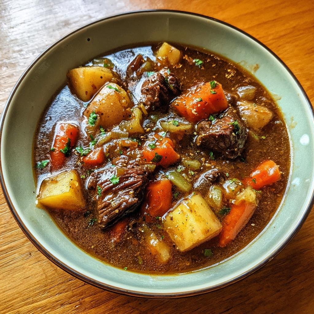 Healthy Slow Cooker Beef Stew (Classic Healthy)