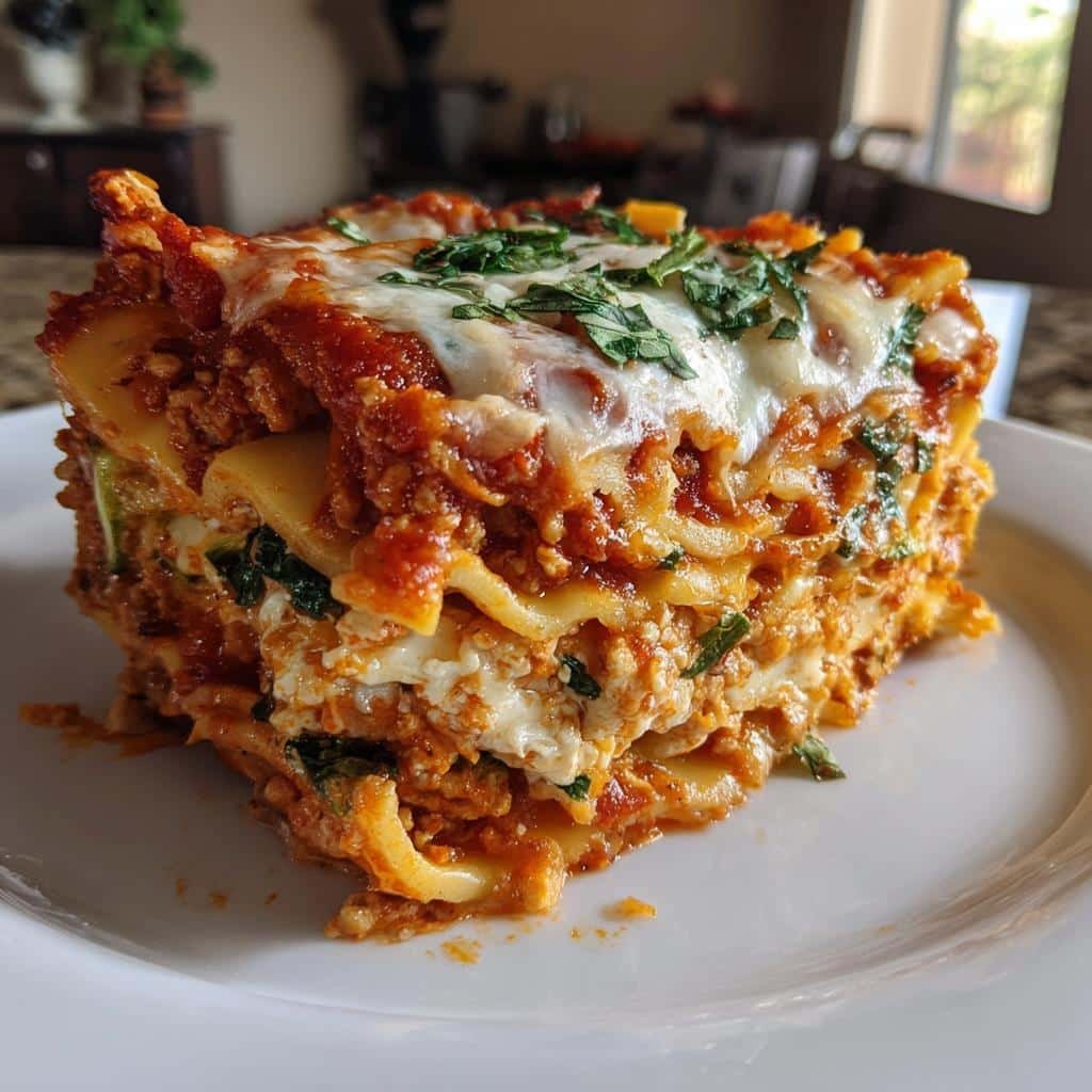 Healthy Slow Cooker Lasagna - detail 1