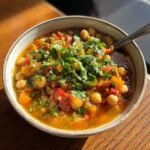 Healthy Slow Cooker Mediterranean Chickpea Stew