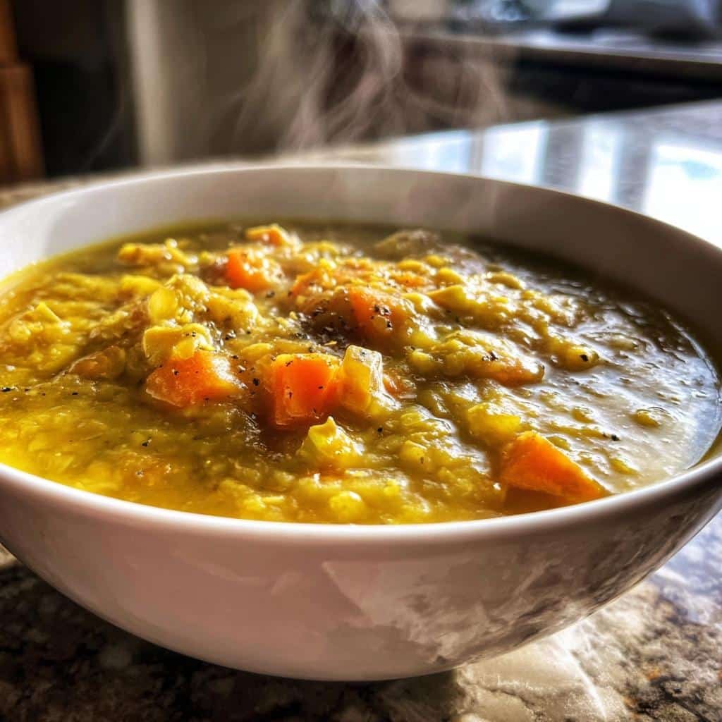 Healthy Slow Cooker Split Pea Soup