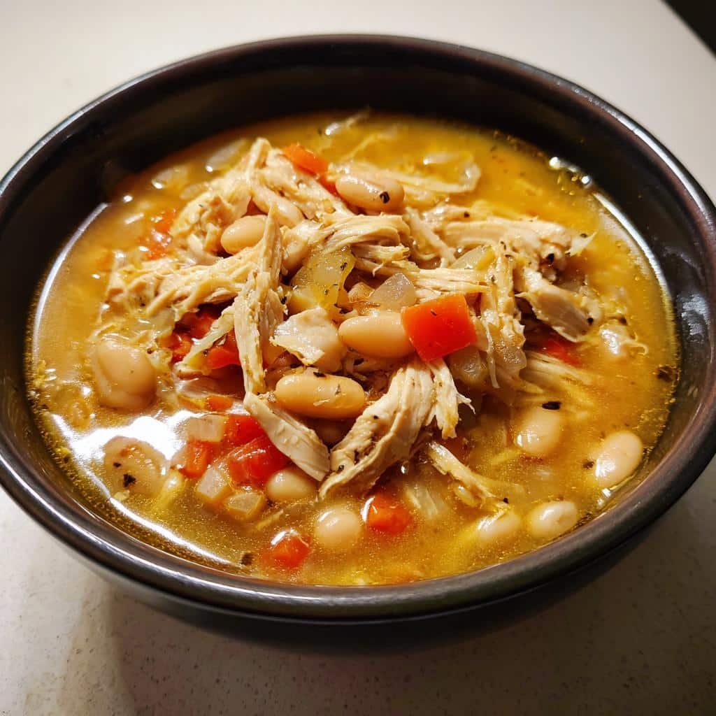 Healthy Slow Cooker White Wine Chili - detail 1