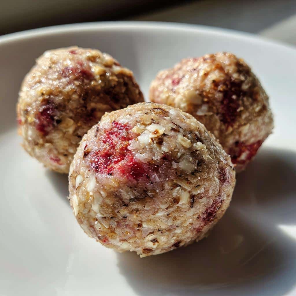 Healthy Strawberry Banana Energy Balls