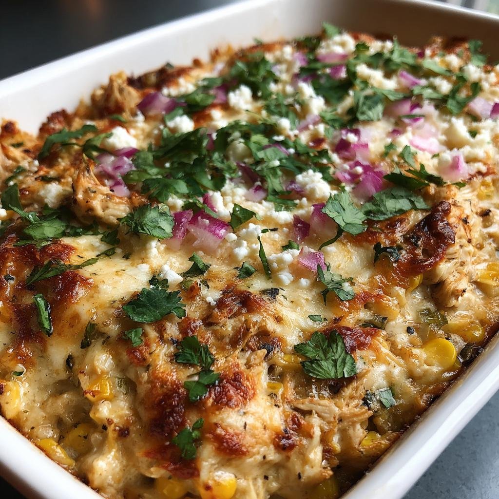 Healthy Street Corn Chicken Casserole - detail 1