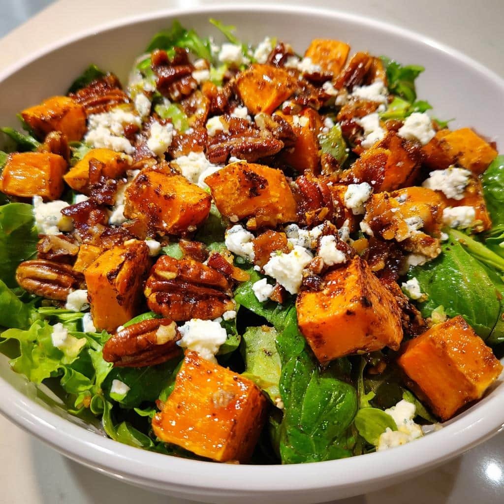 Healthy Sweet Potato & Pecan Salad in Just 35 Minutes 4 Healthy Sweet Potato & Pecan Salad - detail 1