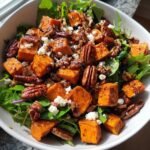 Healthy Sweet Potato & Pecan Salad