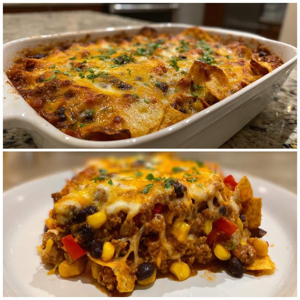 Healthy Taco Casserole in the Crockpot - detail 1