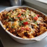 Healthy Taco Casserole in the Crockpot