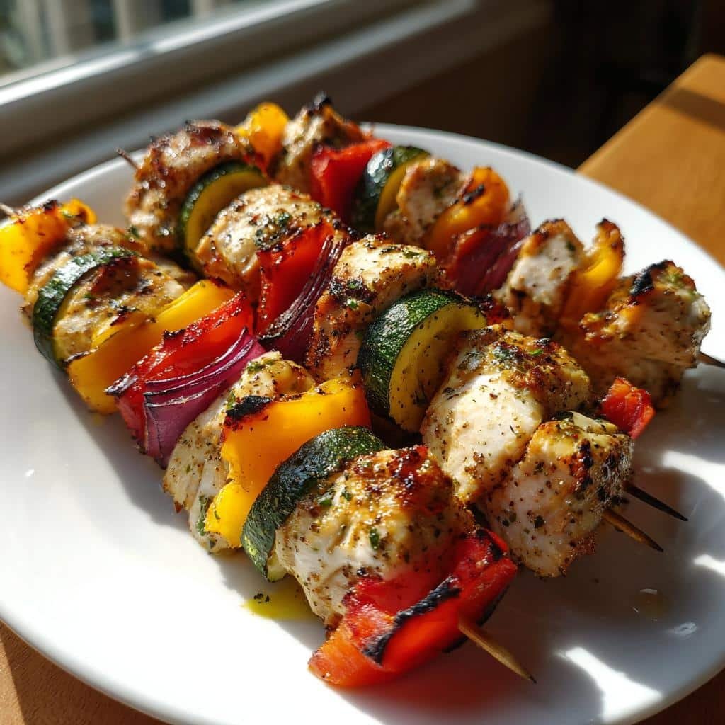 Healthy Tasty and Delicious Barbecue Skewers - detail 1