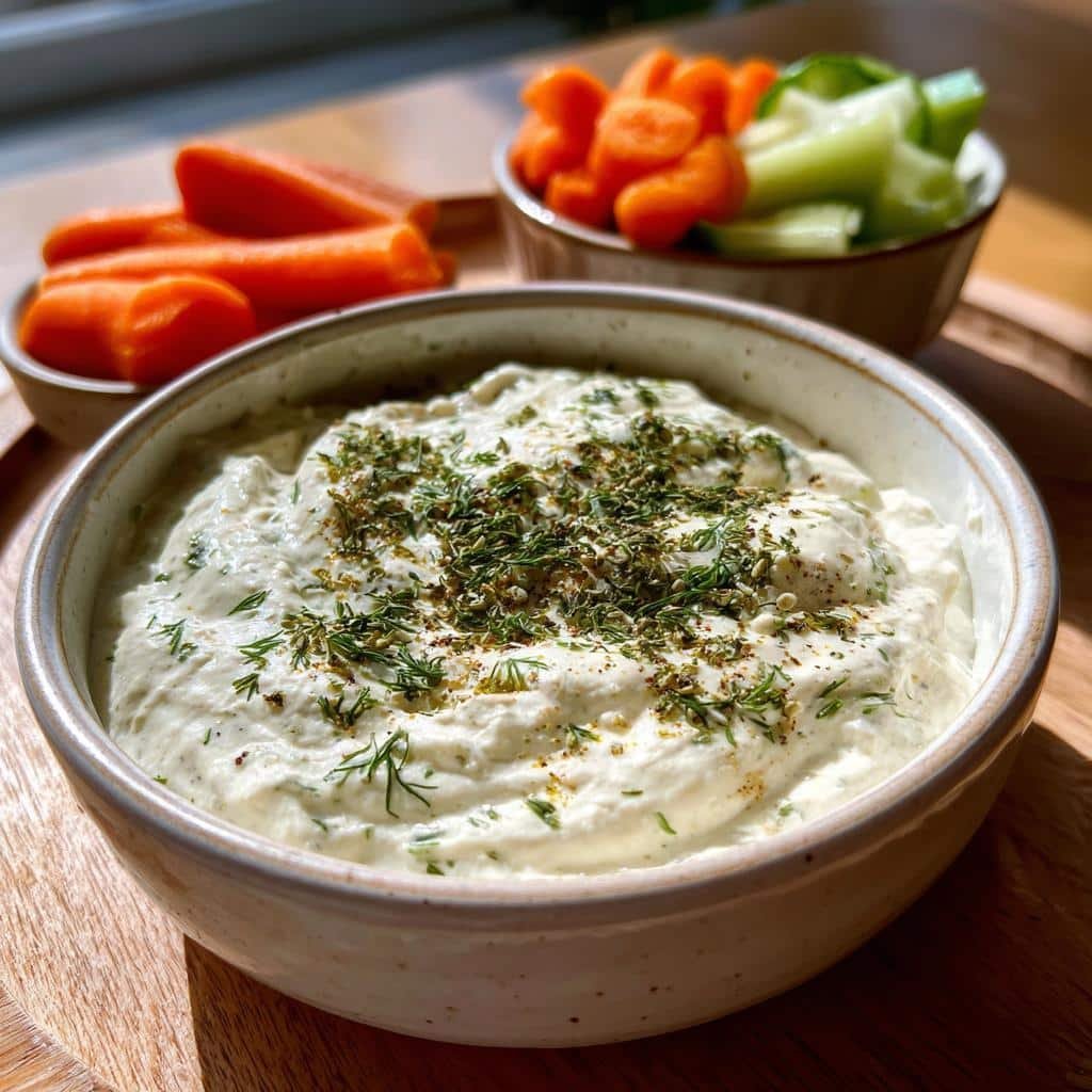 Healthy Tofu Ranch Dip - detail 1