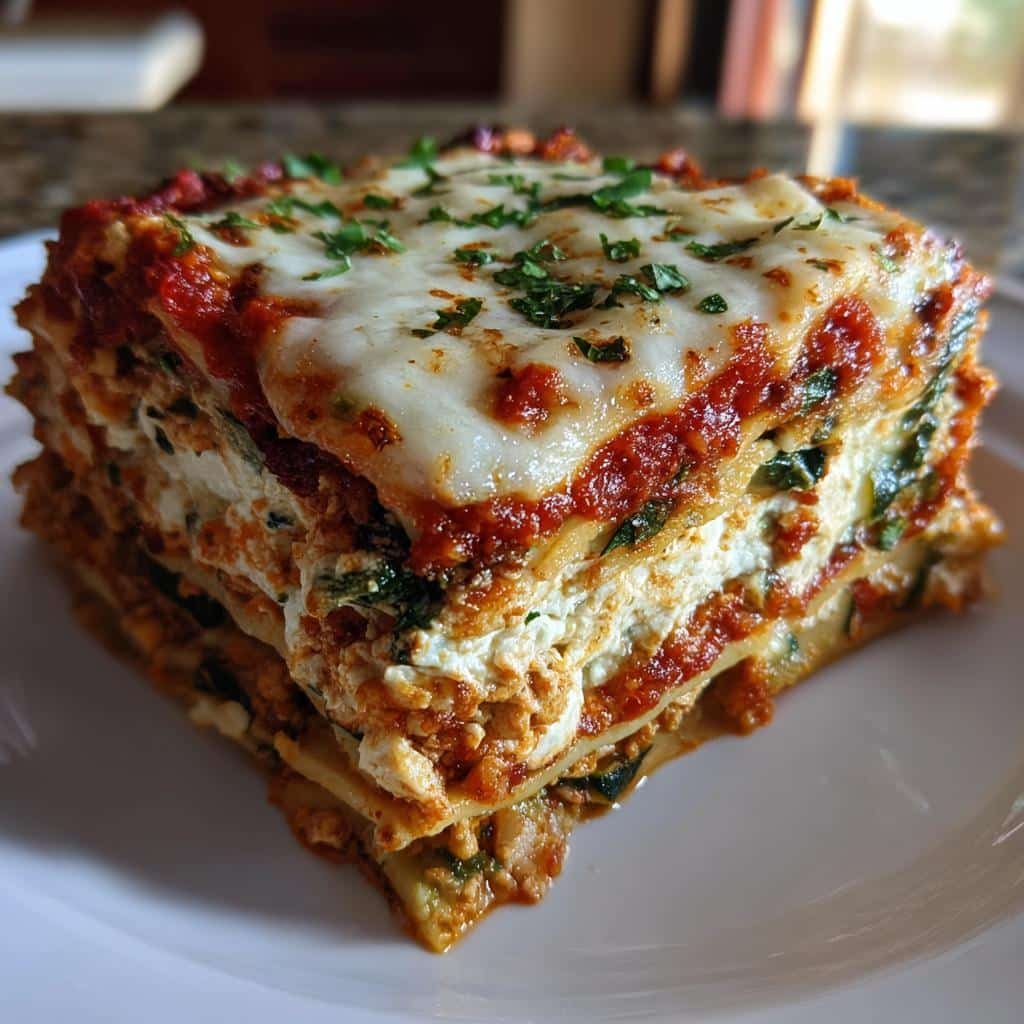 Healthy Tofu Ricotta Vegan Lasagna