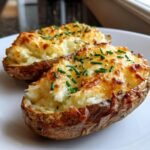 Healthy Twice-Baked Potatoes (Low-Fat Version)