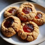 Healthy Twix Thumbprint Cookies