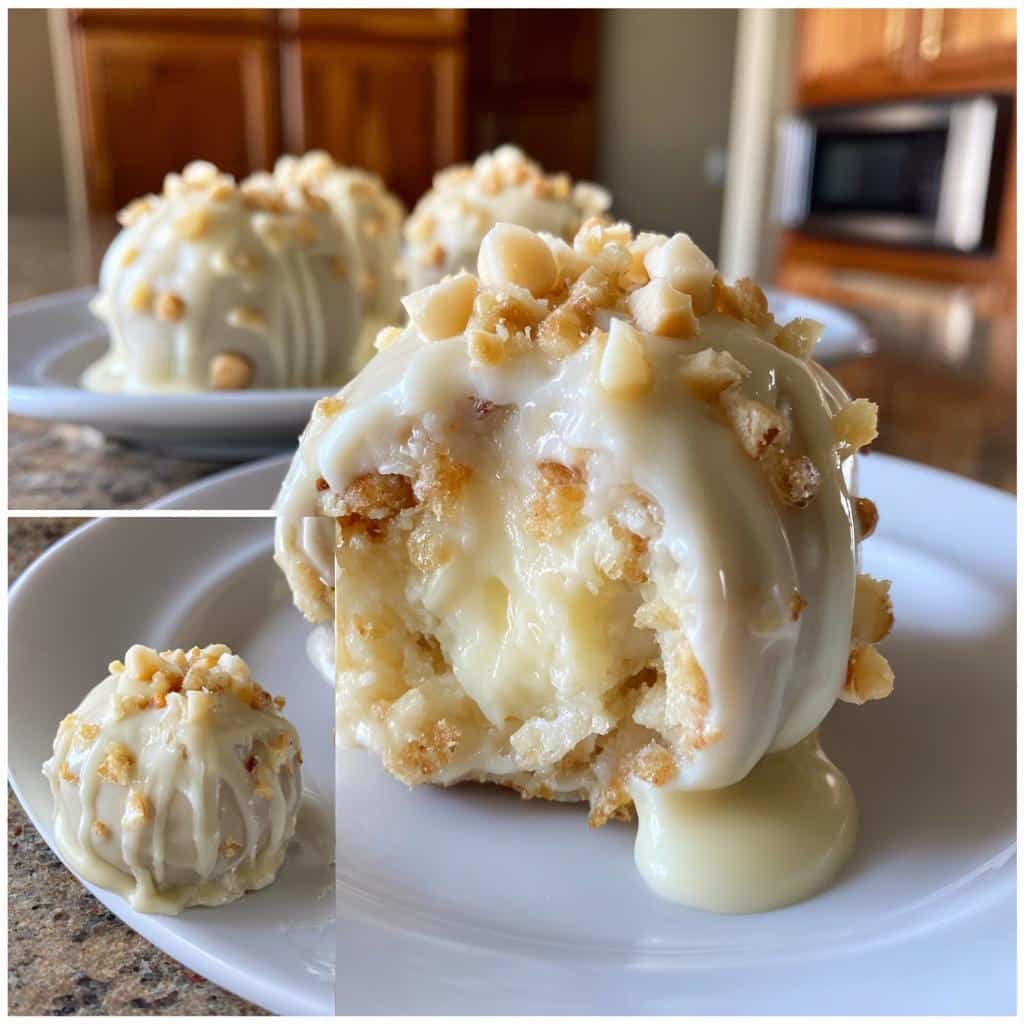 Healthy White Chocolate Macadamia Bombs - detail 1