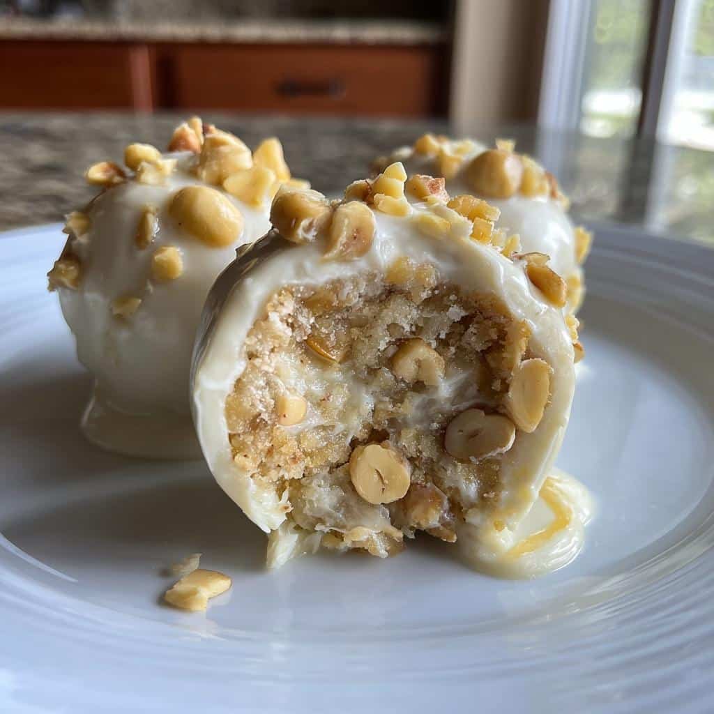 Healthy White Chocolate Macadamia Bombs