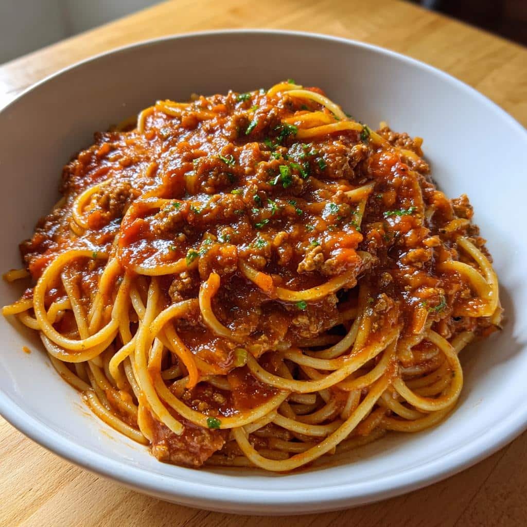 Healthy christmas HOMEMADE SPAGHETTI SAUCE dinner