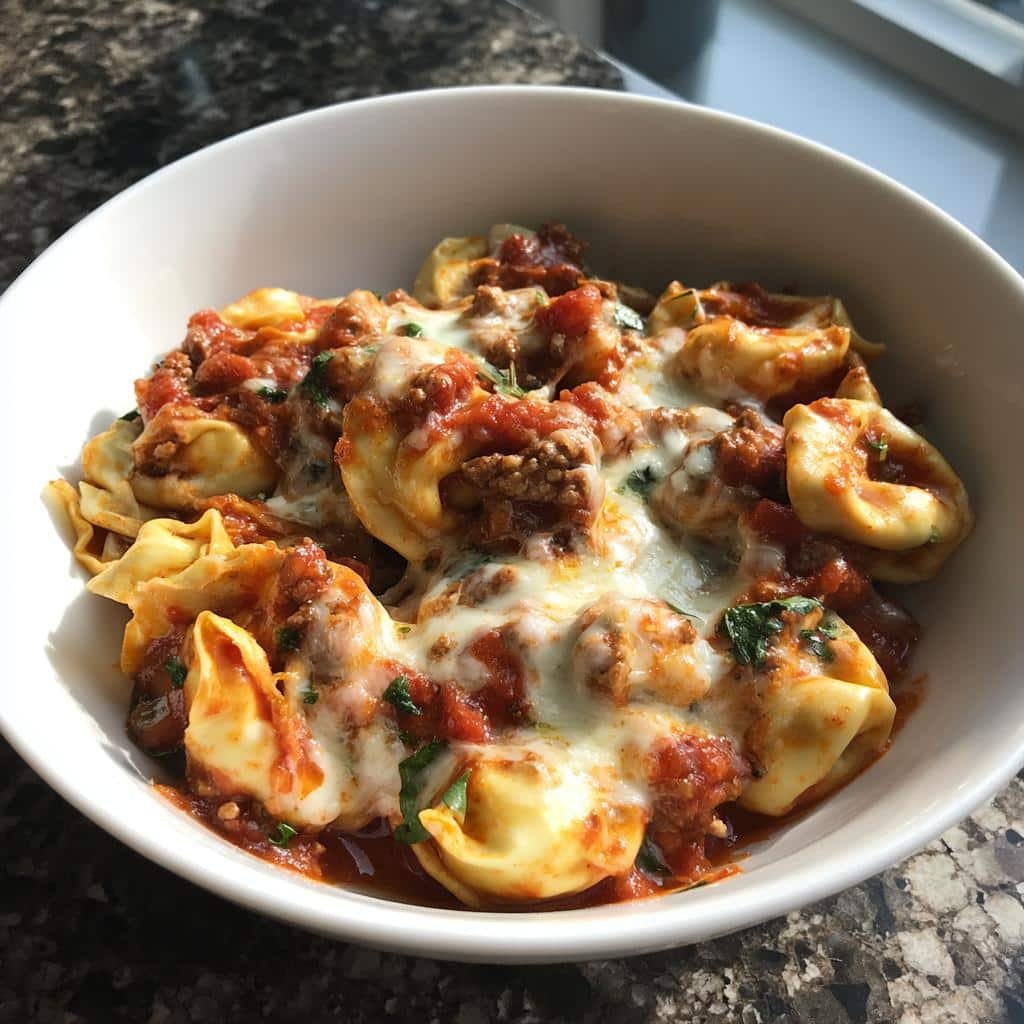 Healthy crock pot Million Dollar Tortellini
