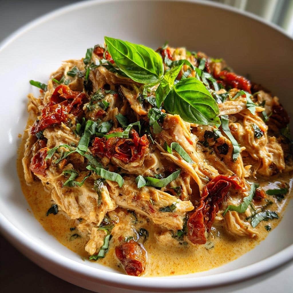 Healthy crockpot Marry Me Chicken