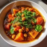 Healthy crockpot Moroccan Chickpea Stew
