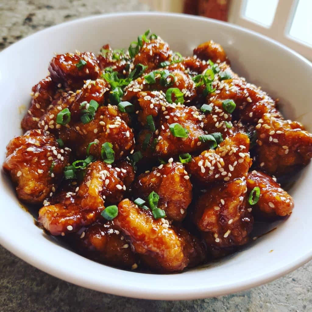 Healthy crockpot ORANGE CHICKEN - detail 1
