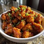 Healthy crockpot ORANGE CHICKEN