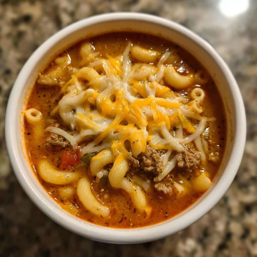 30-Minute Hearty Hamburger Macaroni Soup That Warms Your Soul 4 Hearty Hamburger Macaroni Soup - detail 1