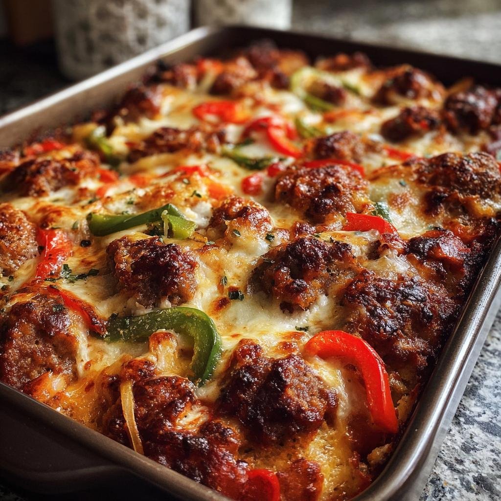 Italian Sausage and Pepper Casserole