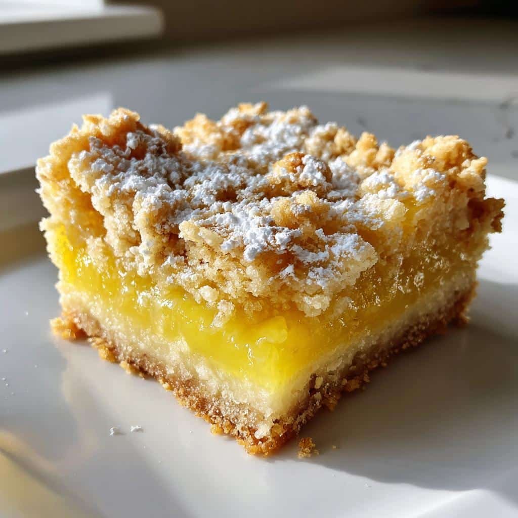 Lemon Crumb Bars - detail 1