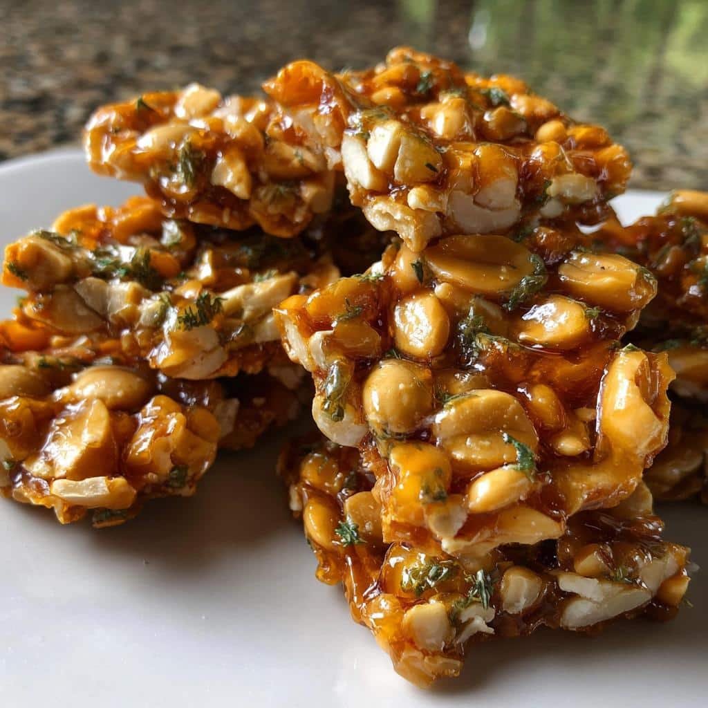 Pickle Peanut Brittle Clusters - detail 1