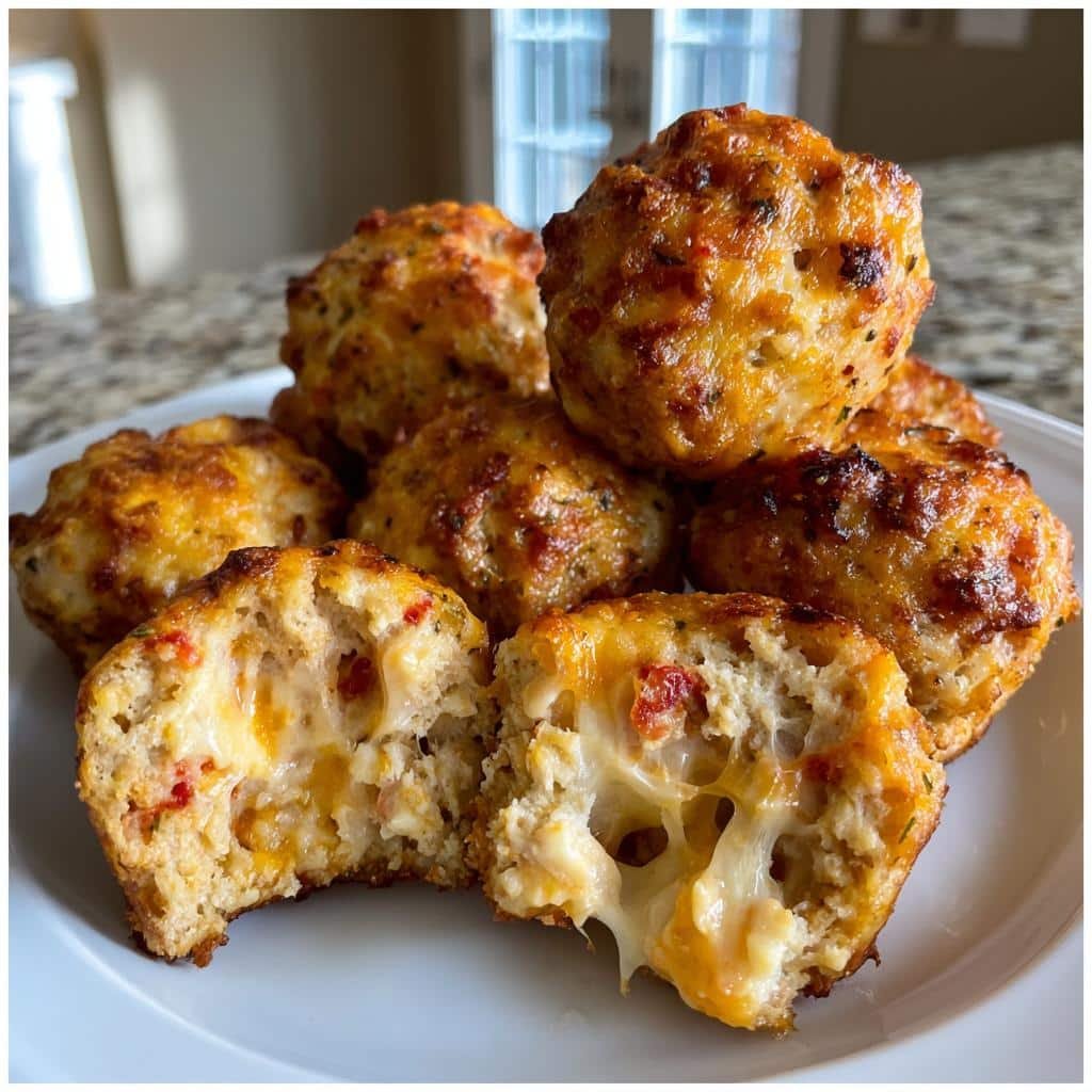 Rotel Cream Cheese Sausage Balls - detail 1