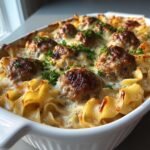 Swedish Meatball Noodle Casserole