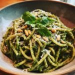 healthy 5-Ingredient Pesto Pasta