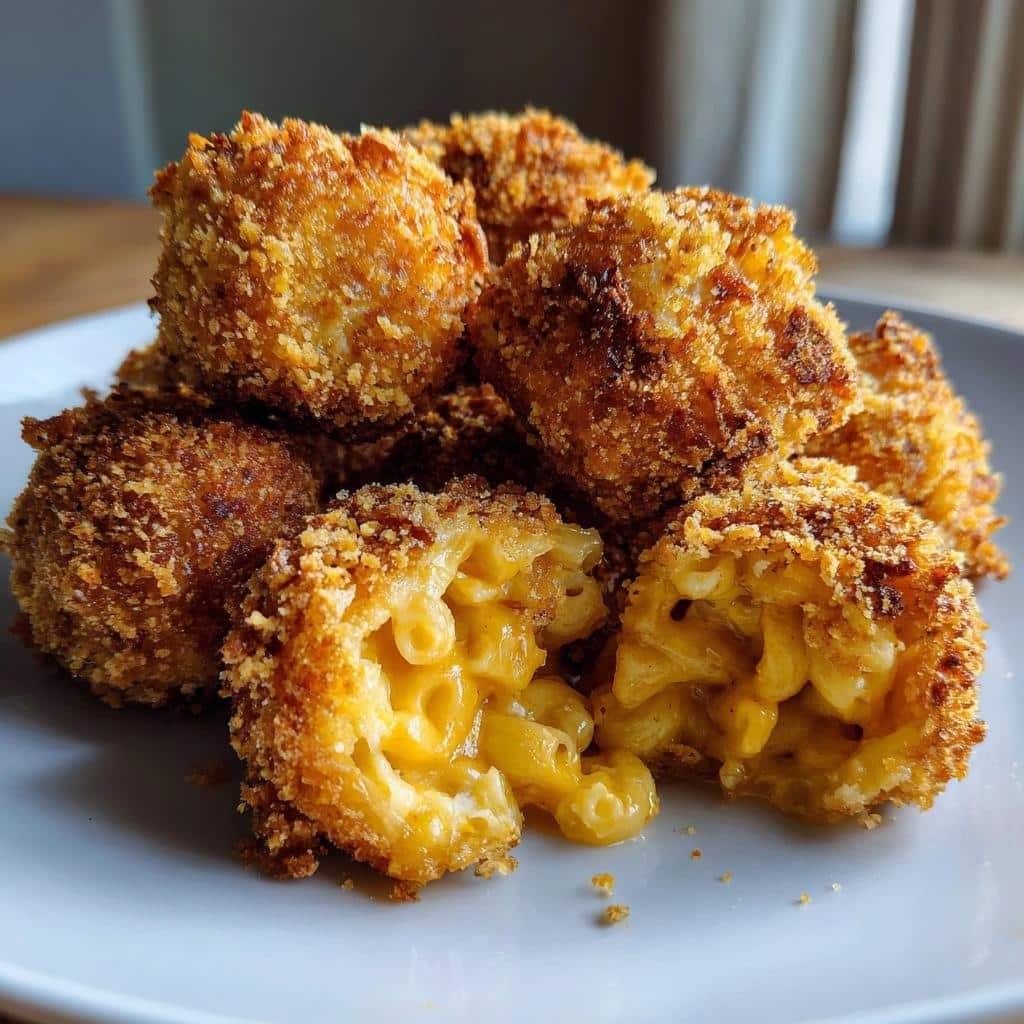 Healthy Air Fryer Mac and Cheese Balls - 30-Minute Crispy Bliss 4 healthy Air Fryer Mac and Cheese Balls - detail 1