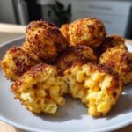 healthy Air Fryer Mac and Cheese Balls