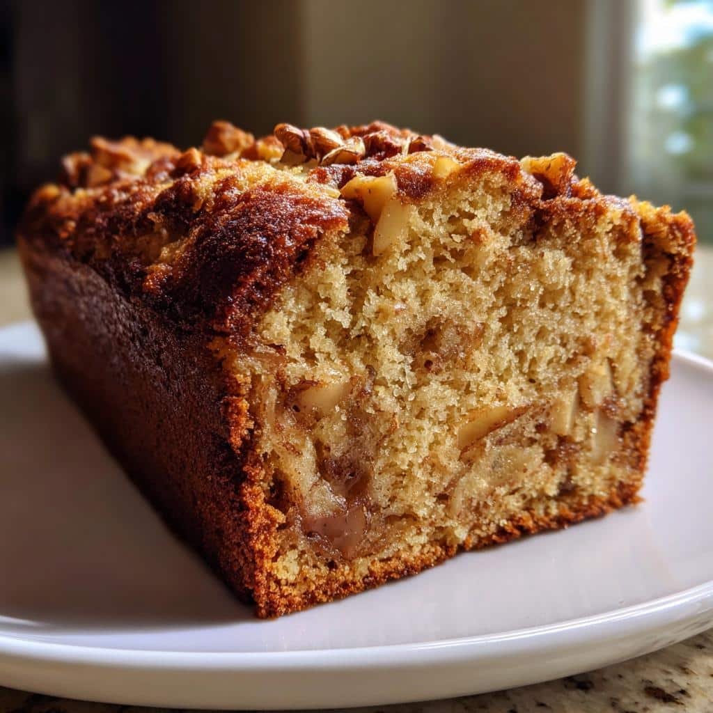 healthy Amish Apple Fritter Bread - detail 1