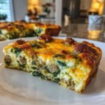 healthy Breakfast Sausage & Egg Casserole